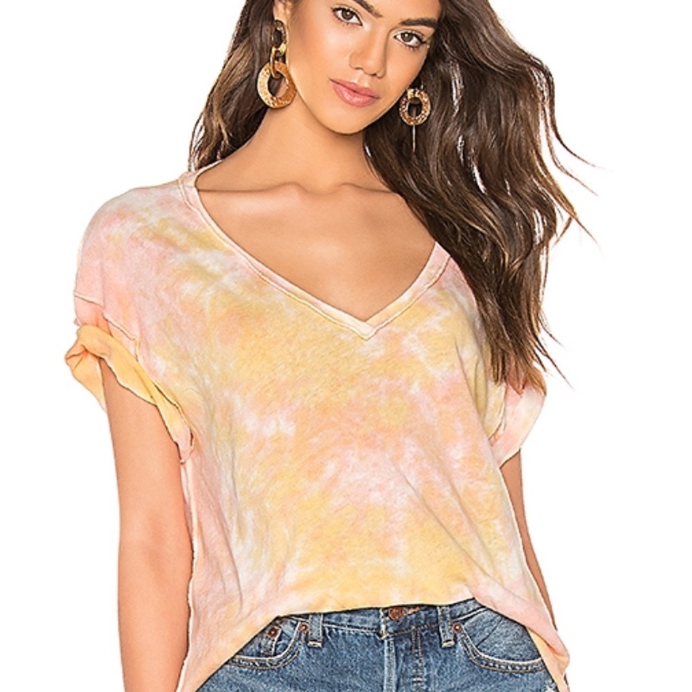 NWT Free People Tie Dye Tee
